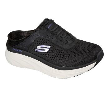 Black / Purple Skechers Relaxed Fit: D'Lux Walker - Calm Aura | 6872L_USA