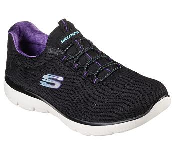 Black / Purple Skechers Summits - Next Wave | 7823D_USA