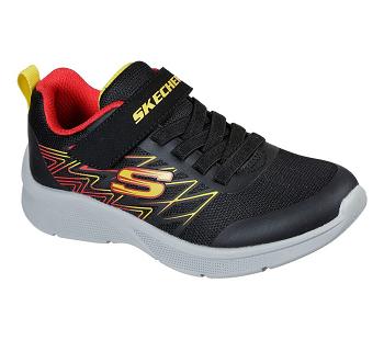 Black / Red Skechers Microspec - Texlor | 2120L_USA