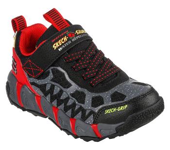 Black / Red Skechers Velocitrek - Dino Quest | 8055G_USA