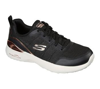 Black / Rose Gold Skechers Skech-Air Dynamight - The Halcyon | 6997P_USA
