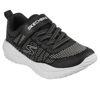 Black / Silver Skechers Nitro Sprint - Karvo | 1670L_USA