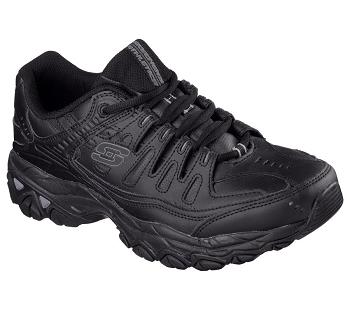Black Skechers After Burn Memory Fit - Reprint | 3950A_USA