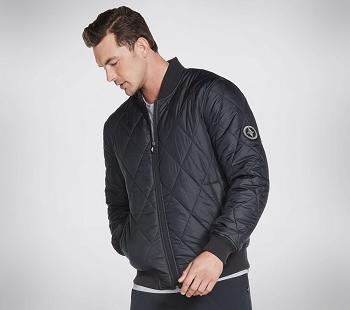 Black Skechers Apparel Apex Quilted | 2750R_USA