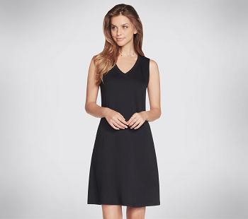 Black Skechers Apparel Day Off V-Neck | 50190_USA
