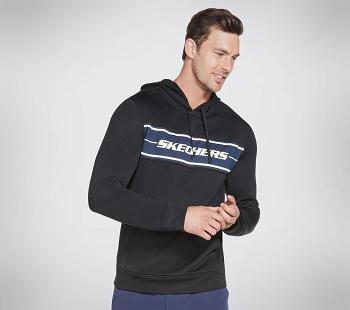 Black Skechers Apparel SKECHTECH Pullover Hoodie | 2764L_USA