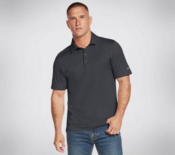 Black Skechers Apparel Skech-Air Polo | 3175P_USA