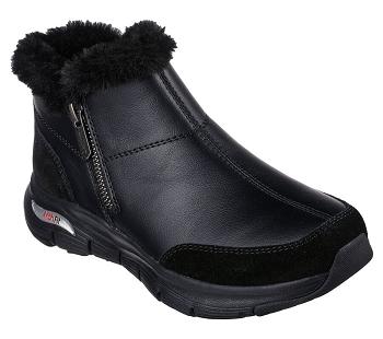 Black Skechers Arch Fit - Casual Hour | 12665_USA
