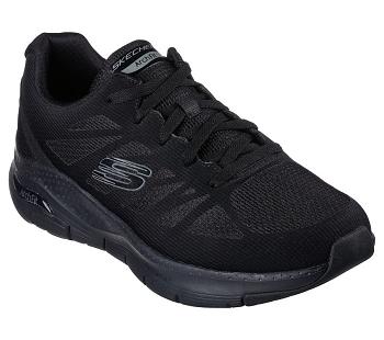 Black Skechers Arch Fit - Charge Back | 56754_USA