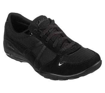 Black Skechers Arch Fit Comfy - Perfect Day | 3863B_USA