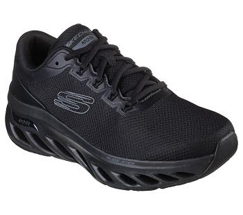 Black Skechers Arch Fit Glide-Step - Highlighter | 6514L_USA