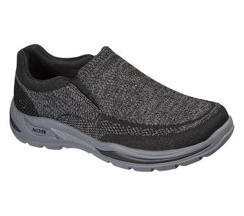 Black Skechers Arch Fit Motley - Vaseo | 19685_USA