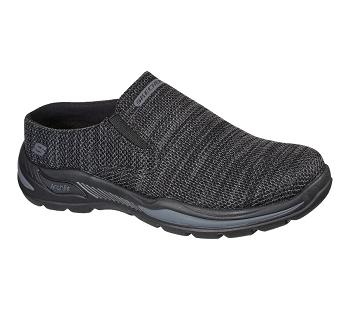 Black Skechers Arch Fit Motley - Vernal | 1932L_USA