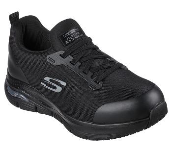 Black Skechers Arch Fit SR - Evzan | 3946R_USA