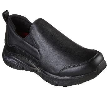 Black Skechers Arch Fit SR - Genty | 71118_USA