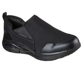 Black Skechers Arch Fit SR - Tineid | 7511D_USA