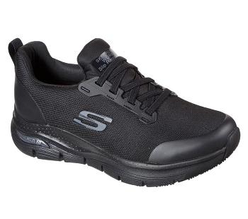 Black Skechers Arch Fit SR - Virmical | 39965_USA