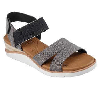Black Skechers BOBS Beach Kiss - Bottle Notes | 3155X_USA