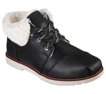 Black Skechers BOBS Chill Lugs - Carefree Cozy | 7588B_USA