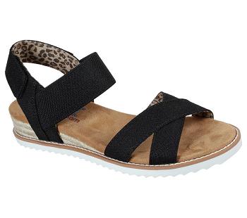 Black Skechers BOBS Desert Kiss - Secret Picnic | 5226A_USA