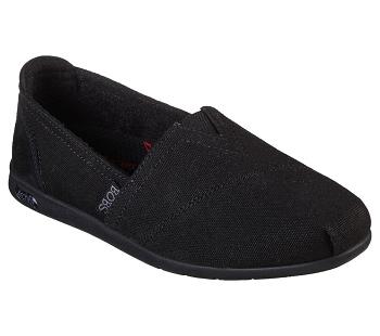 Black Skechers BOBS Plush Arch Fit - For3ver Luv | 5254K_USA