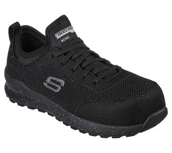 Black Skechers Bulklin - Balran Comp Toe | 5496S_USA