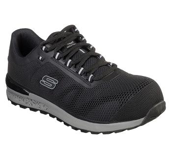 Black Skechers Bulklin Comp Toe | 5636R_USA