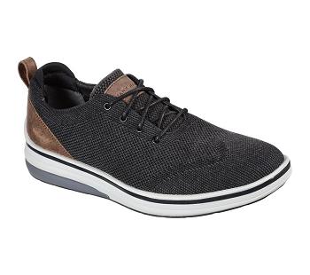 Black Skechers Casual Cell Wrap - Robinson | 1036B_USA