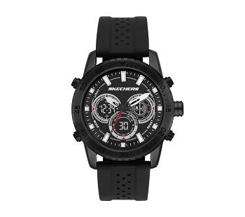 Black Skechers Chronograph Watch | 2375X_USA