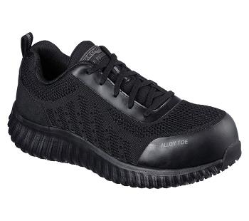 Black Skechers Cicades - Taolo ESD Alloy Toe | 4311G_USA