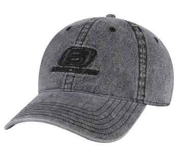 Black Skechers Denim Embroidered | 3022L_USA
