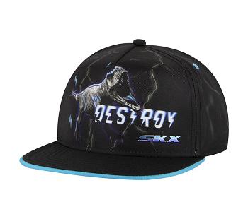 Black Skechers Destroy Dino | 1289B_USA