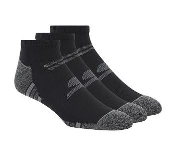 Black Skechers Extended Size Low Cut - 3 Pack | 2175D_USA