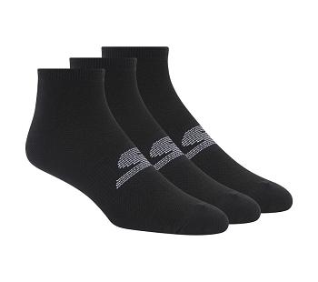 Black Skechers Extended Size Microfiber Low Cut - 3 Pack | 2200C_USA