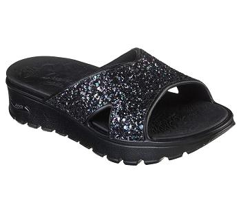 Black Skechers Foamies: Arch Fit Footsteps - Dazzled Girl | 4180R_USA