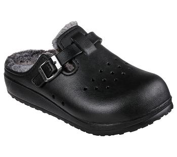 Black Skechers Foamies: Cali Breeze 2.0 Lined - Cozy Chic | 6567B_USA