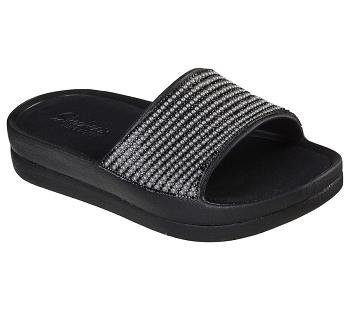 Black Skechers Foamies: Cali Charm - Be Fancy | 4253B_USA