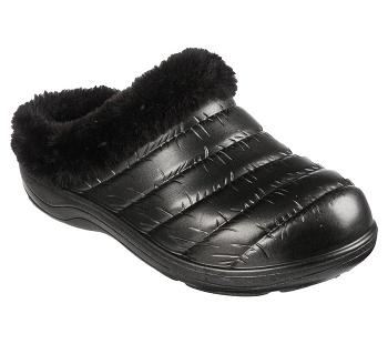 Black Skechers Foamies: Cozy Camper - Glamping | 5905P_USA