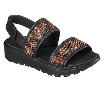 Black Skechers Foamies: Footsteps | 4026B_USA