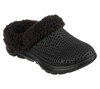 Black Skechers Foamies: GO WALK 5 Lined - Relax | 6467E_USA