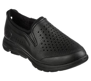 Black Skechers Foamies: GO WALK 5 Lined - Get Warm | 70338_USA