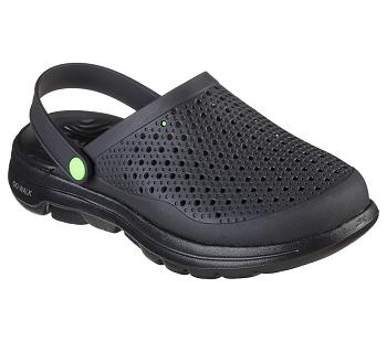 Black Skechers Foamies: GO WALK 5 - Past Time | 3857X_USA
