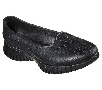 Black Skechers Foamies: GO WALK Smart - Sleek N Style | 18210_USA