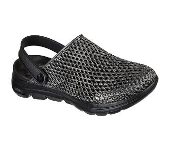Black Skechers Foamies: GOwalk 5 - Sea Scape | 1496L_USA