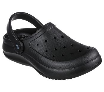 Black Skechers Foamies: Summer Chill | 4003Q_USA