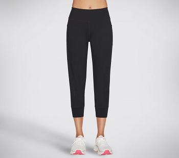 Black Skechers GOWALK Evolution Crop | 5209X_USA