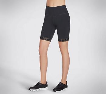Black Skechers GOWALK Lace 10 inch Bike | 5897G_USA