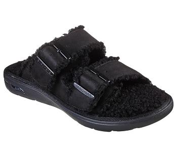 Black Skechers GO Lounge: Arch Fit Lounge - Adorable | 5780L_USA