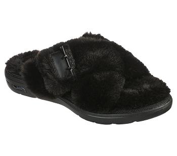 Black Skechers GO Lounge: Arch Fit Lounge - First Rate | 5817E_USA