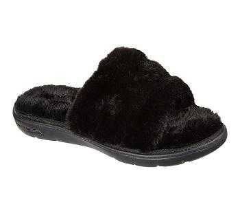 Black Skechers GO Lounge: Arch Fit Lounge - Unwind | 5853P_USA